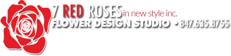 Seven Red Roses Flower Design Studio